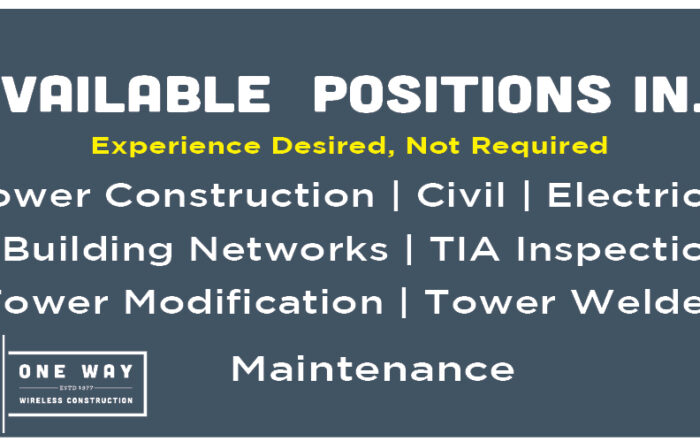 Available Position at One Way