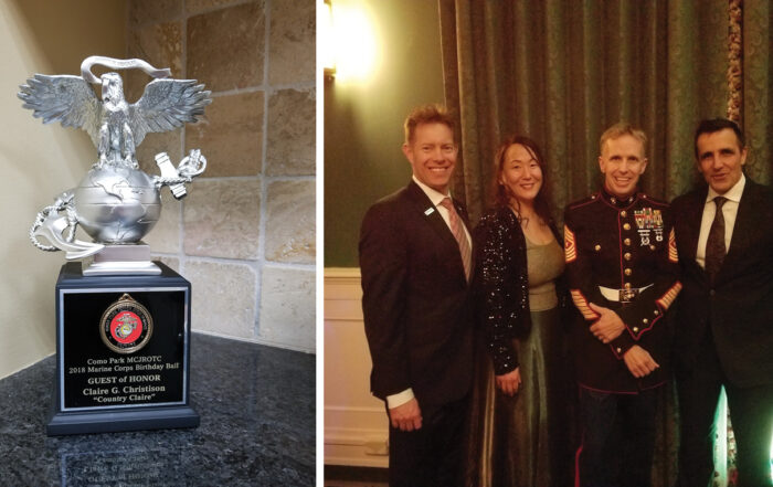 Marine Award to One Way Construction HR Director