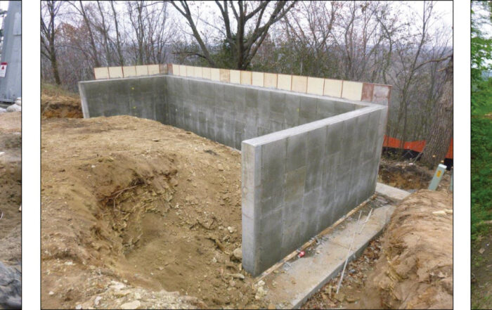 Construction foundation for Tower