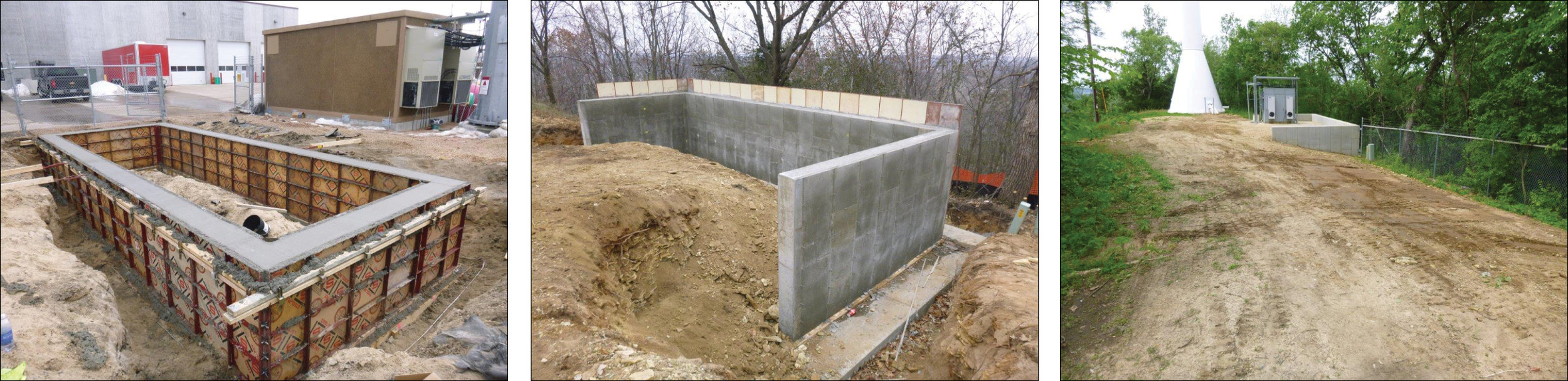 Construction foundation for Tower