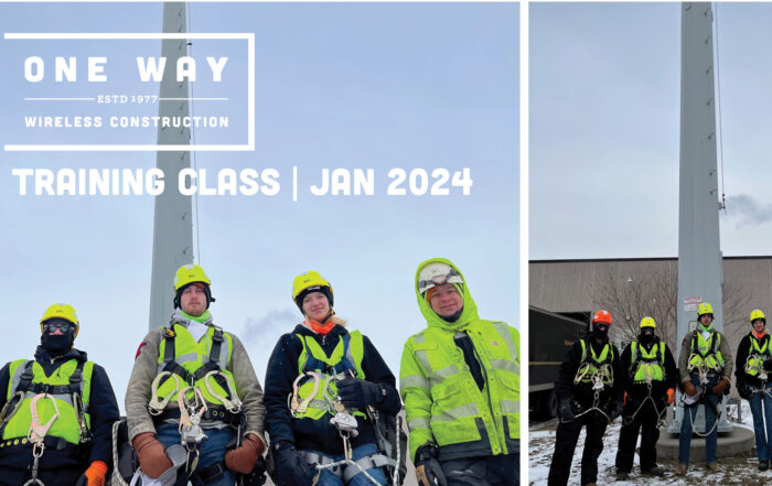 New training class for One Way Wireless Construction