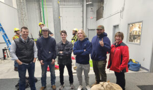 MNCAPS Students visit One Way Wireless Construction