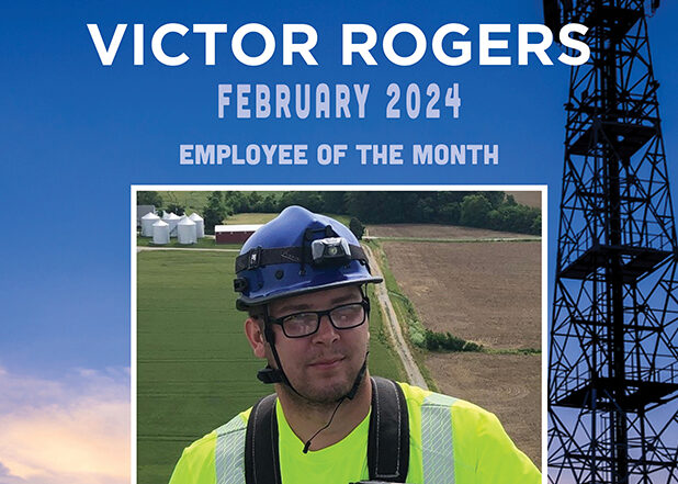 Victor Rogers is One Way Wireless Construction's Employee of the Month for February 2024