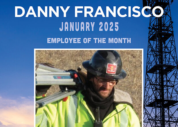 Employee of the month for One Way Wireless Construction: Danny Francisco